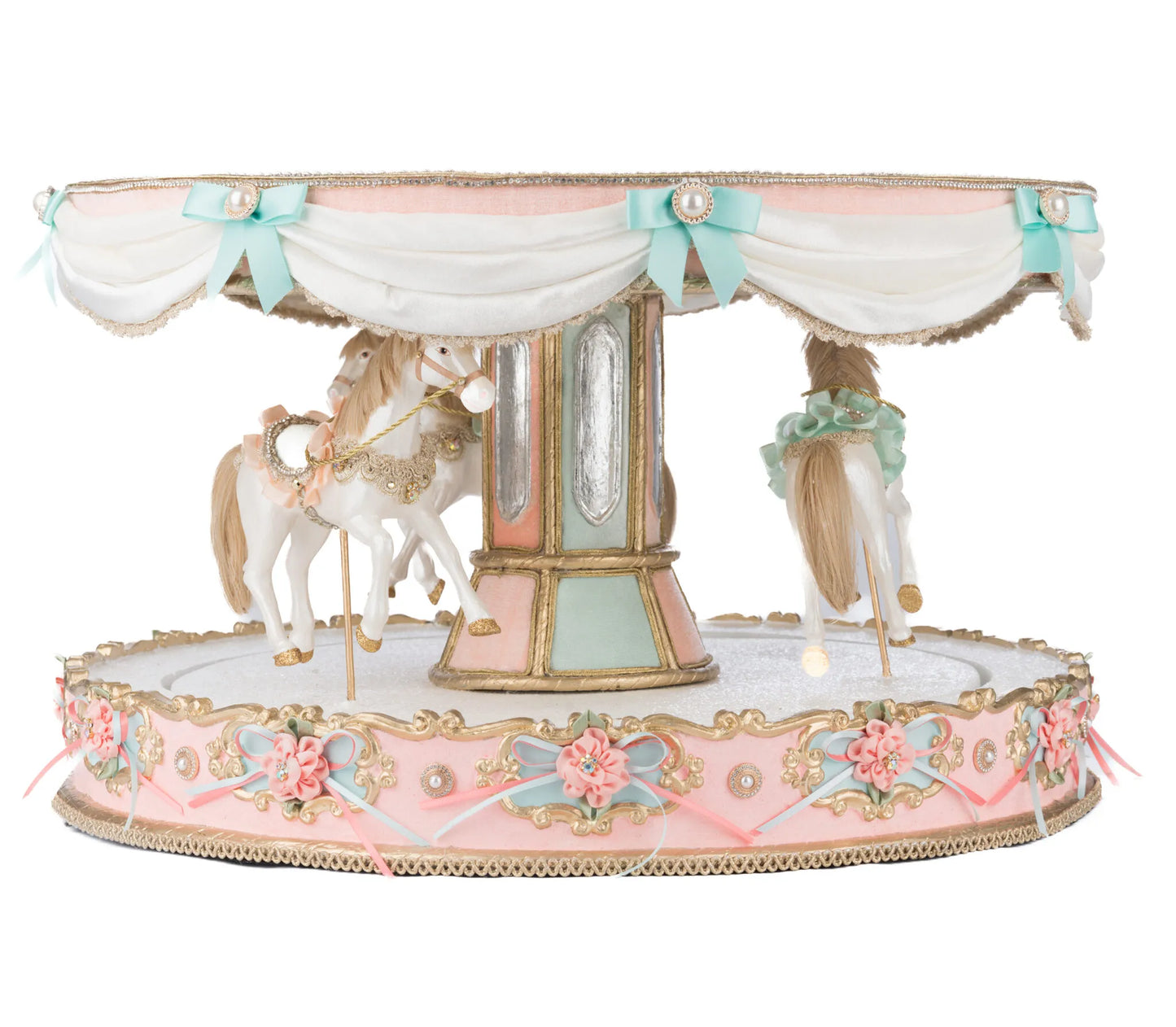 Katherine's Collection Christmas Joyeux Noel Carousel Server Katherine's Collection Cupcake Server