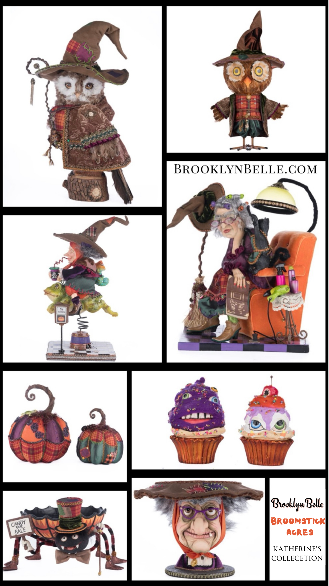 Katherine's Collection Octavius The Owl Warlock Tabletop Katherine's Collection Fall Owl