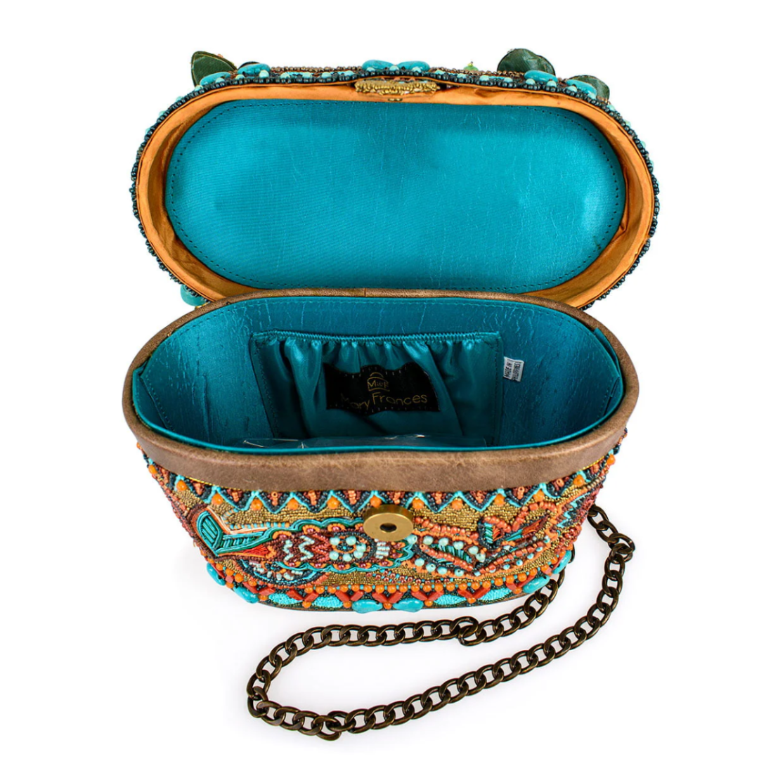 Mary Frances Succulent Crossbody Handbag Mary Frances Succulent Beaded Handbag