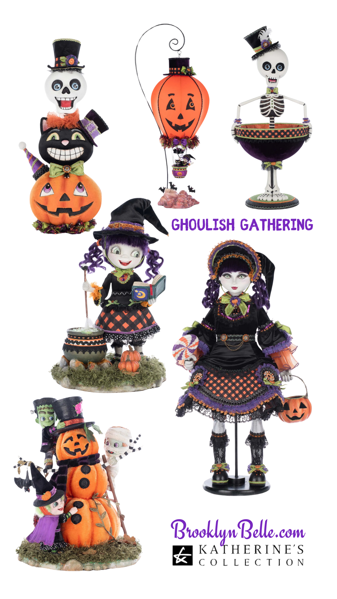 Katherine's Collection The Ghoulish Gatherings Express Katherine's Collection Halloween Train Candy Bowls