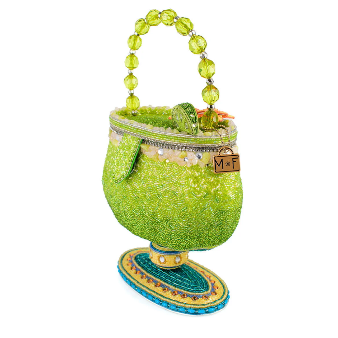Mary Frances Salty Top Handle Bag Mary Frances Margarita Beaded Handbag