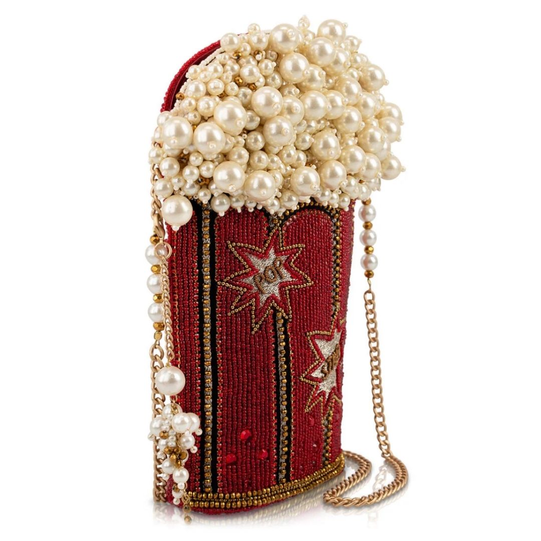 Mary Frances Movie Night Crossbody Handbag Mary Frances Popcorn Handbag