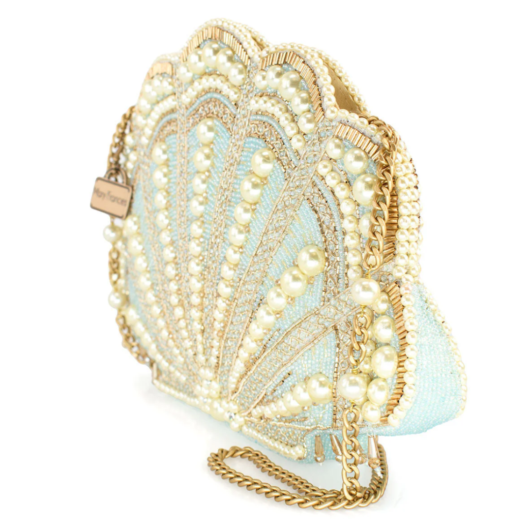 Mary Frances Seaside Luxury Crossbody Handbag Mary Frances Seashell Beaded Handbag