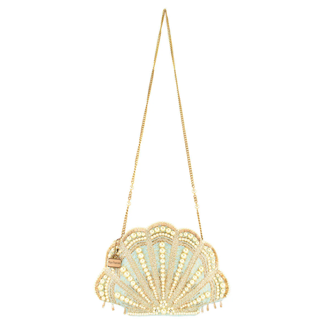 Mary Frances Seaside Luxury Crossbody Handbag Mary Frances Seashell Beaded Handbag