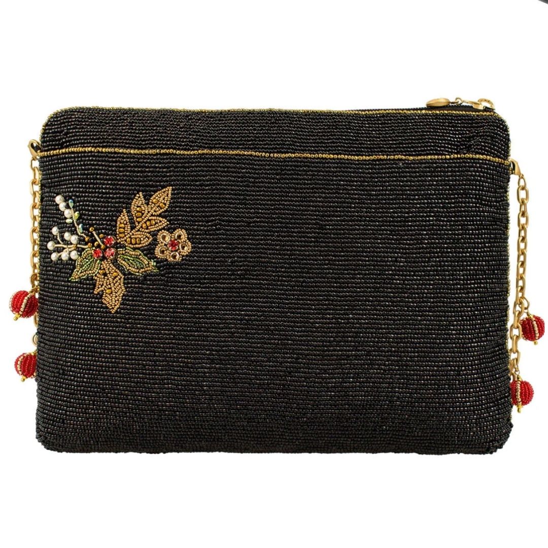Mary Frances Christmas Holiday Magic Shoulder Bag Mary Frances Santa Handbag