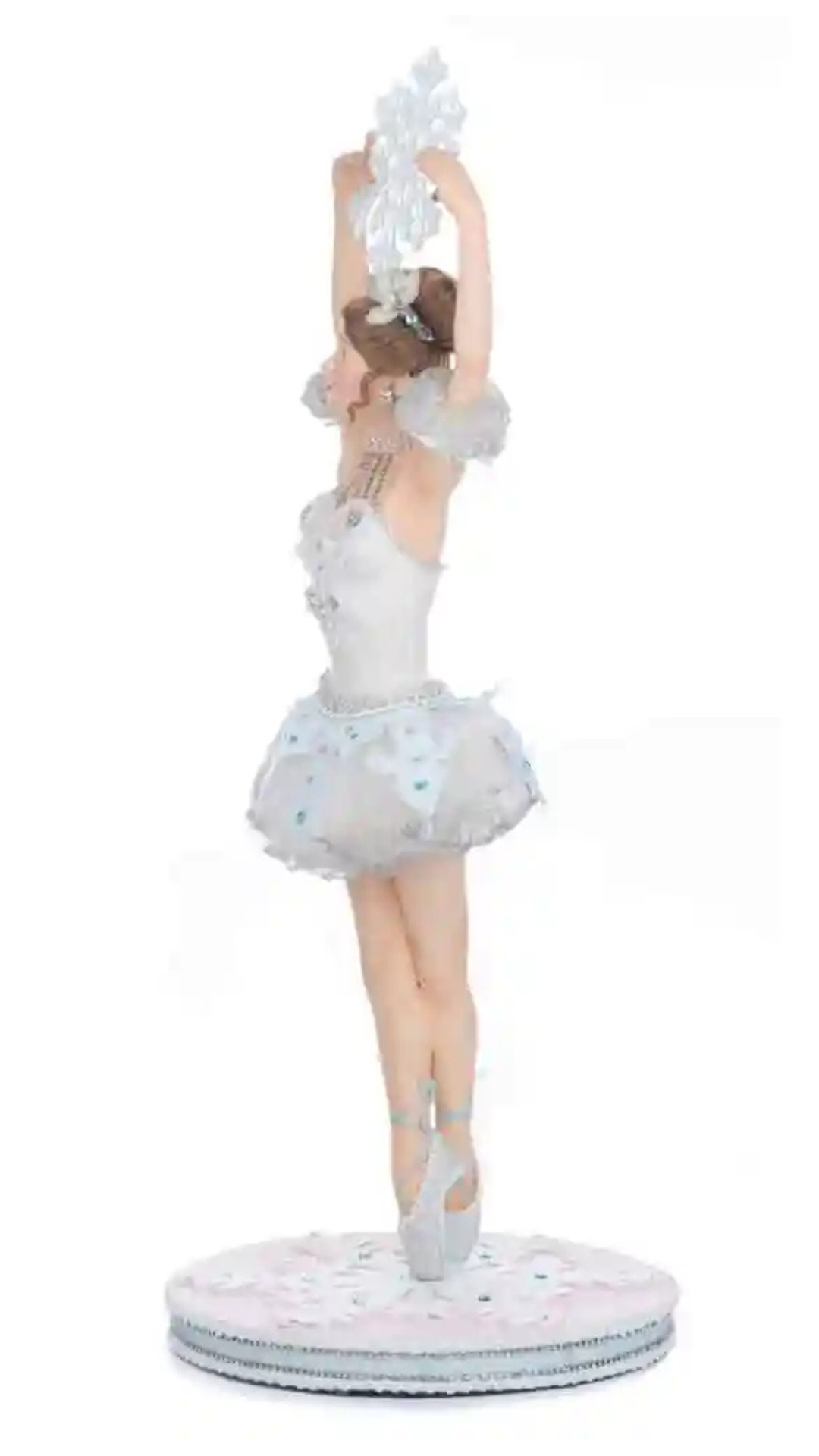 Katherine's Collection Frost and Tenderness Ballerina Figure Christmas Ballerina Decor