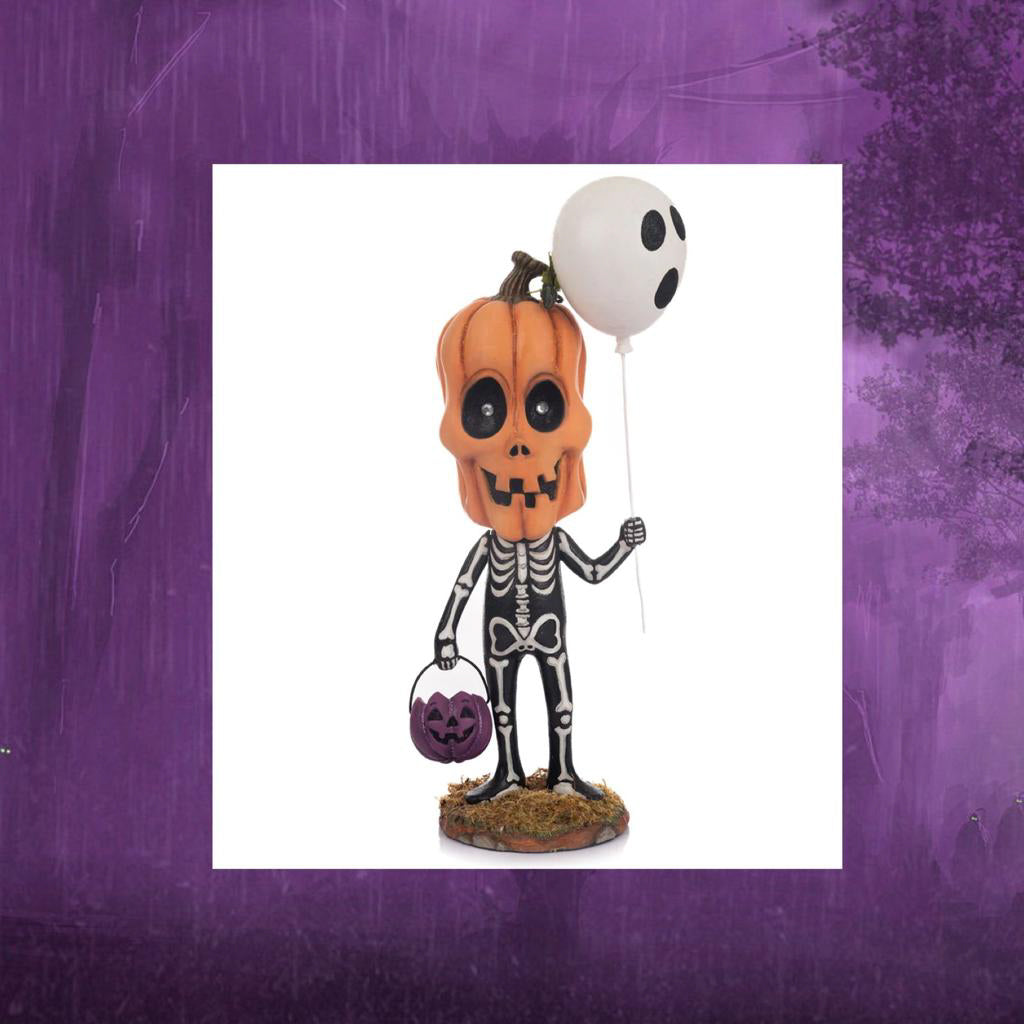 Katherine's Collection Halloween Decor Buddy Bones Trick or Treater Figure