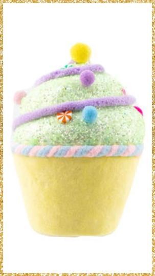 6" December Diamonds Cupcake Ornament