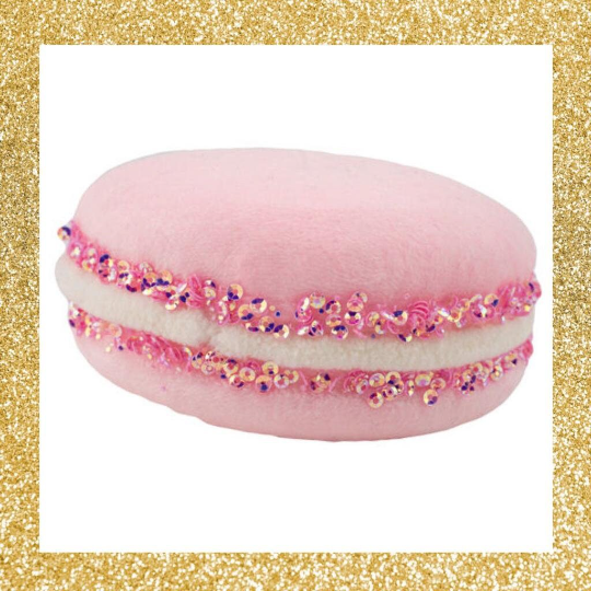 4" December Diamonds Pink Macaron Ornament