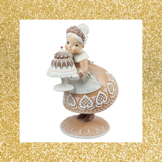 Mrs Claus Christmas Gingerbread Figurine deals Large