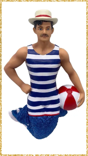 Mr. Beach December Diamonds Merman Ornament