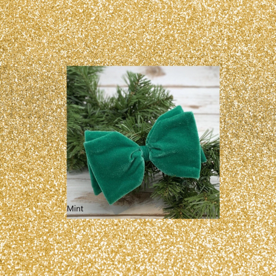 Mint Velvet Bow with Clip