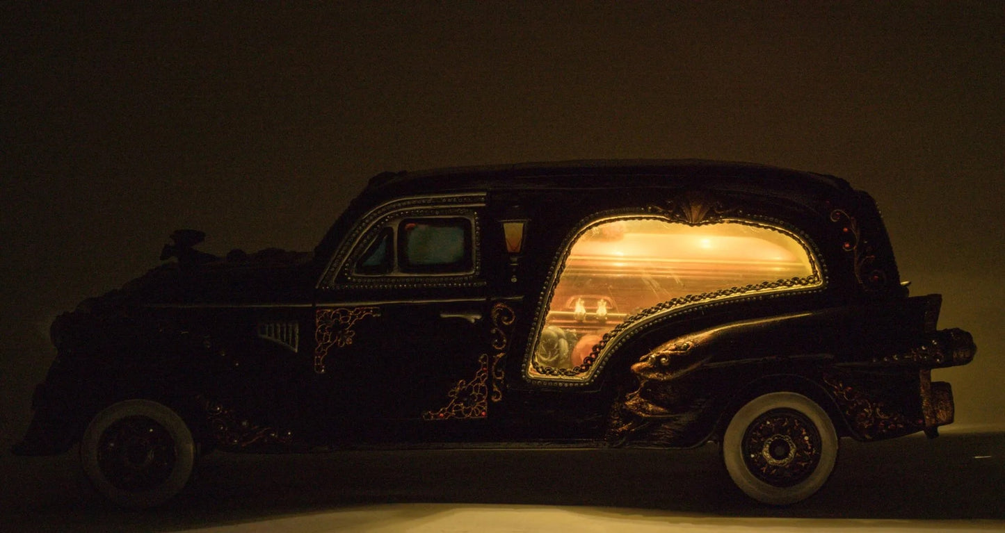 Katherine's Collection The Macabre’s Cursed Hearse Katherine's Collection Halloween Hearse Decoration