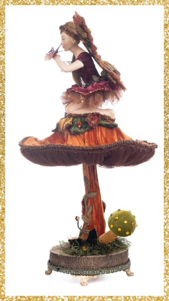 Katherine's Collection Fairy on Mushroom Figure