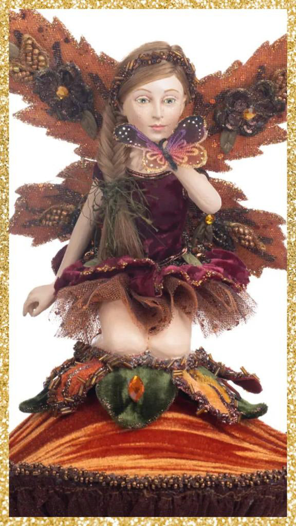 Katherine's Collection Fairy on Mushroom Figure