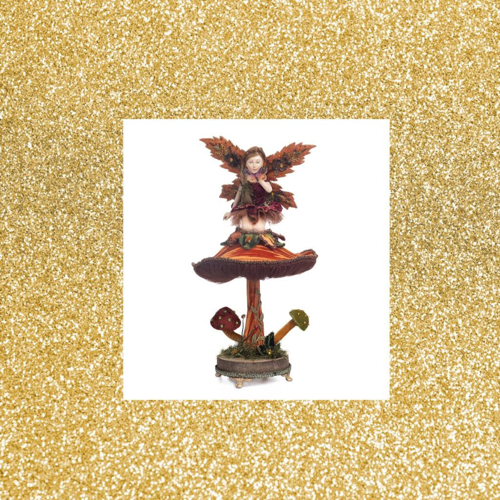 Katherine's Collection Fairy on Mushroom Figure