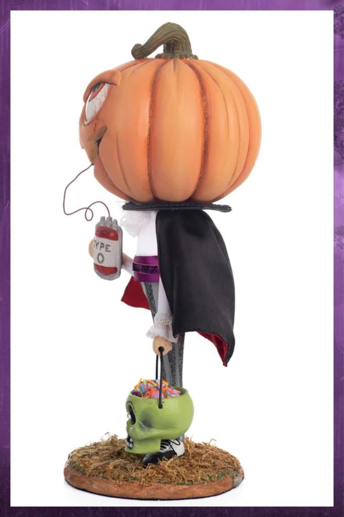 Katherine's Collection Halloween Decor Fangs Dracula Trick or Treater Figure