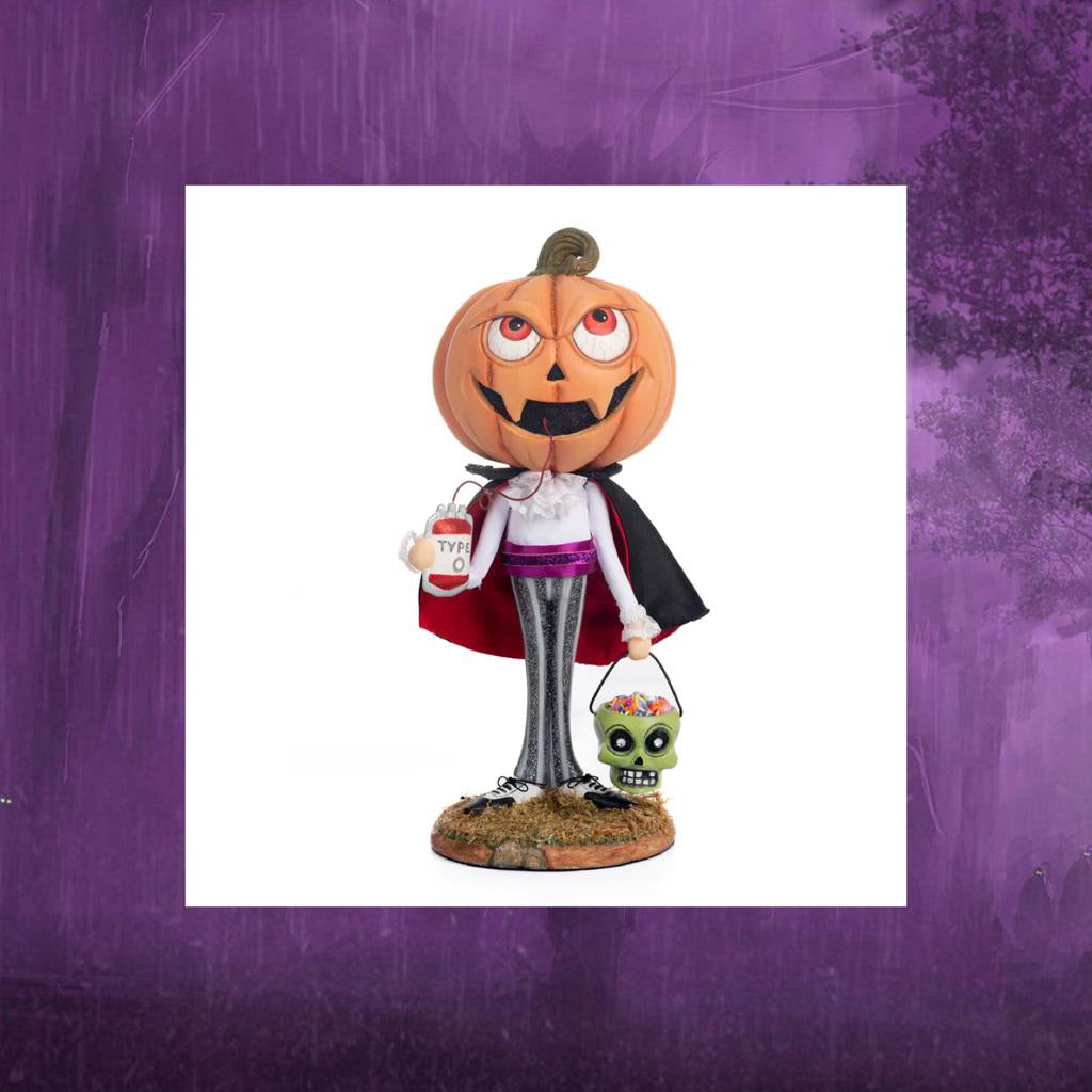 Katherine's Collection Halloween Decor Fangs Dracula Trick or Treater Figure