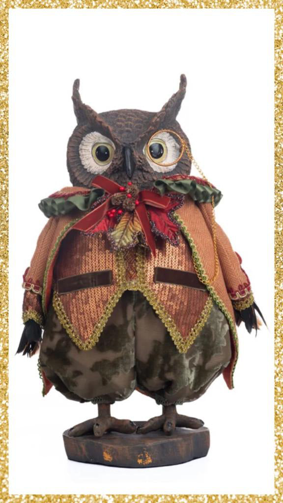 Katherine's Collection Forrest Wilder Owl Tabletop Katherine's Collection Owl