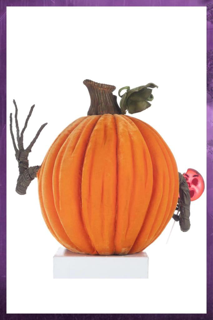 Katherine's Collection Halloween Decor Goofy Lanky Leg Pumpkin