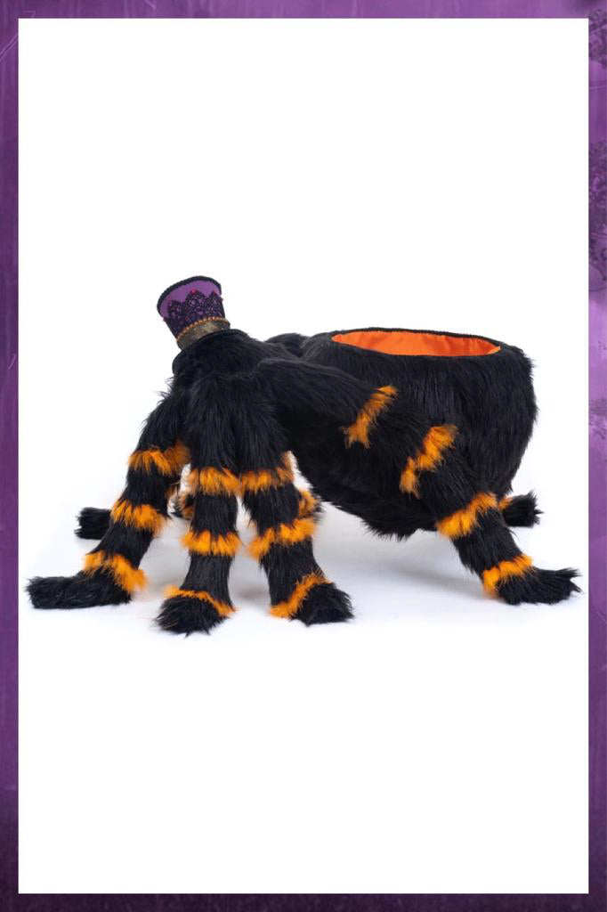 Katherine's Collection Halloween Decor Fluffy Spider Bowl