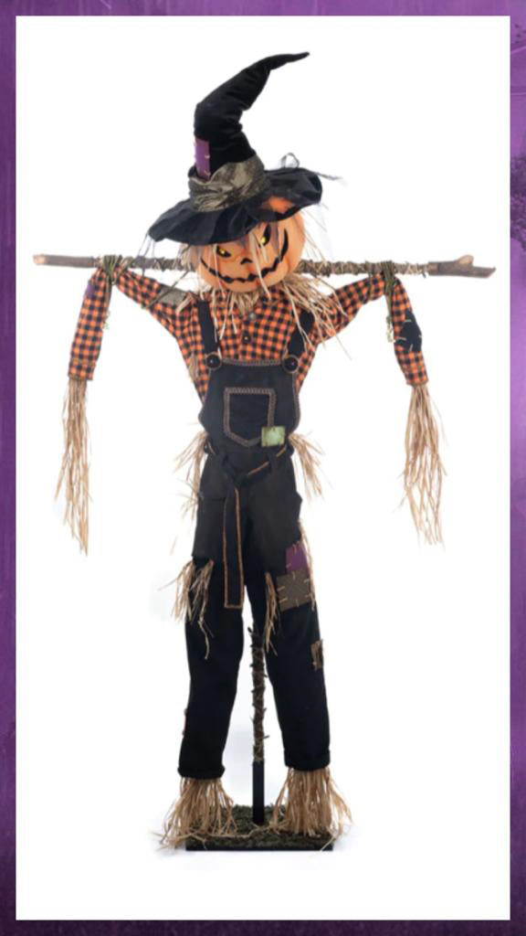 Katherine's Collection Halloween Decor Scarecrow Life Size