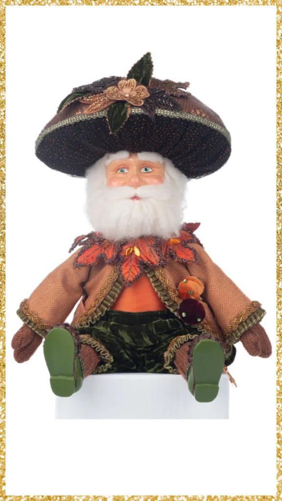 Katherine's Collection Harvest Mushroom Hat Ledge Sitter