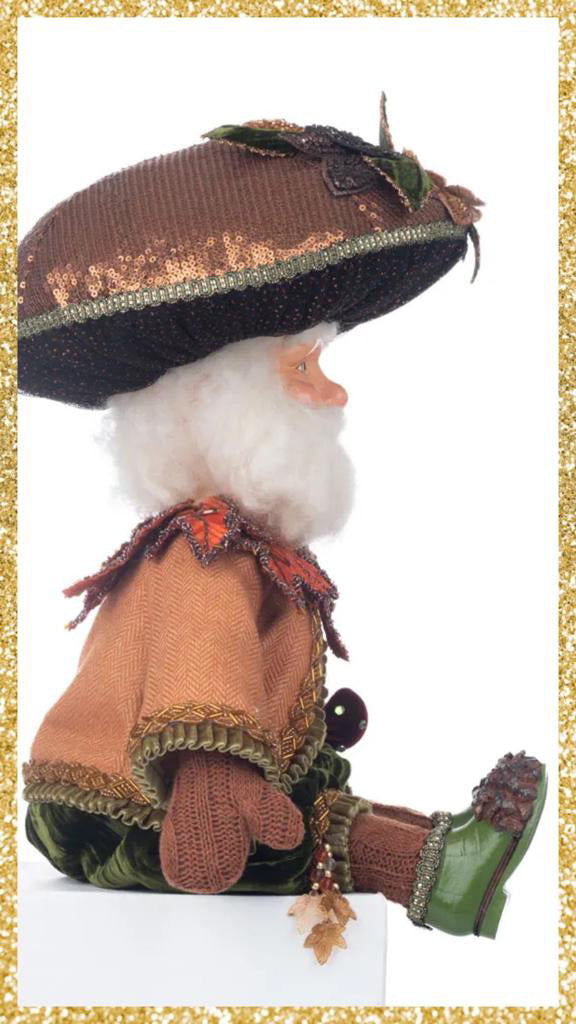Katherine's Collection Harvest Mushroom Hat Ledge Sitter