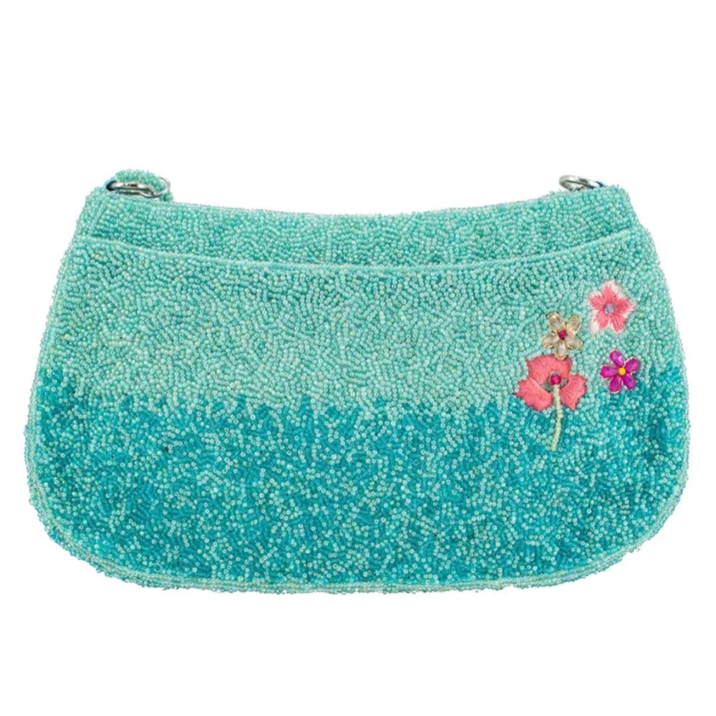 Mary Frances Flirty Flamingos Beaded Crossbody Handbag Mary Frances Handbag