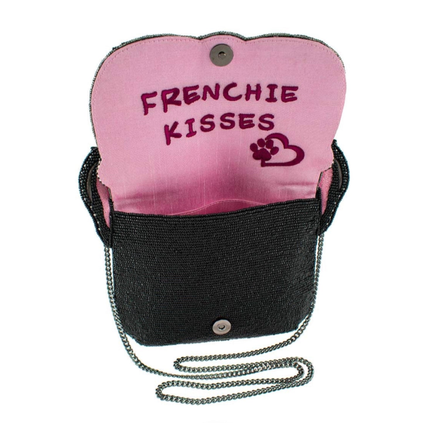 Mary Frances Throw Me A Bone Beaded Crossbody Handbag Mary Frances Handbag