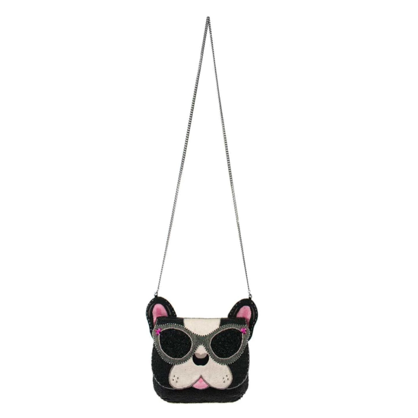 Mary Frances Throw Me A Bone Beaded Crossbody Handbag Mary Frances Handbag