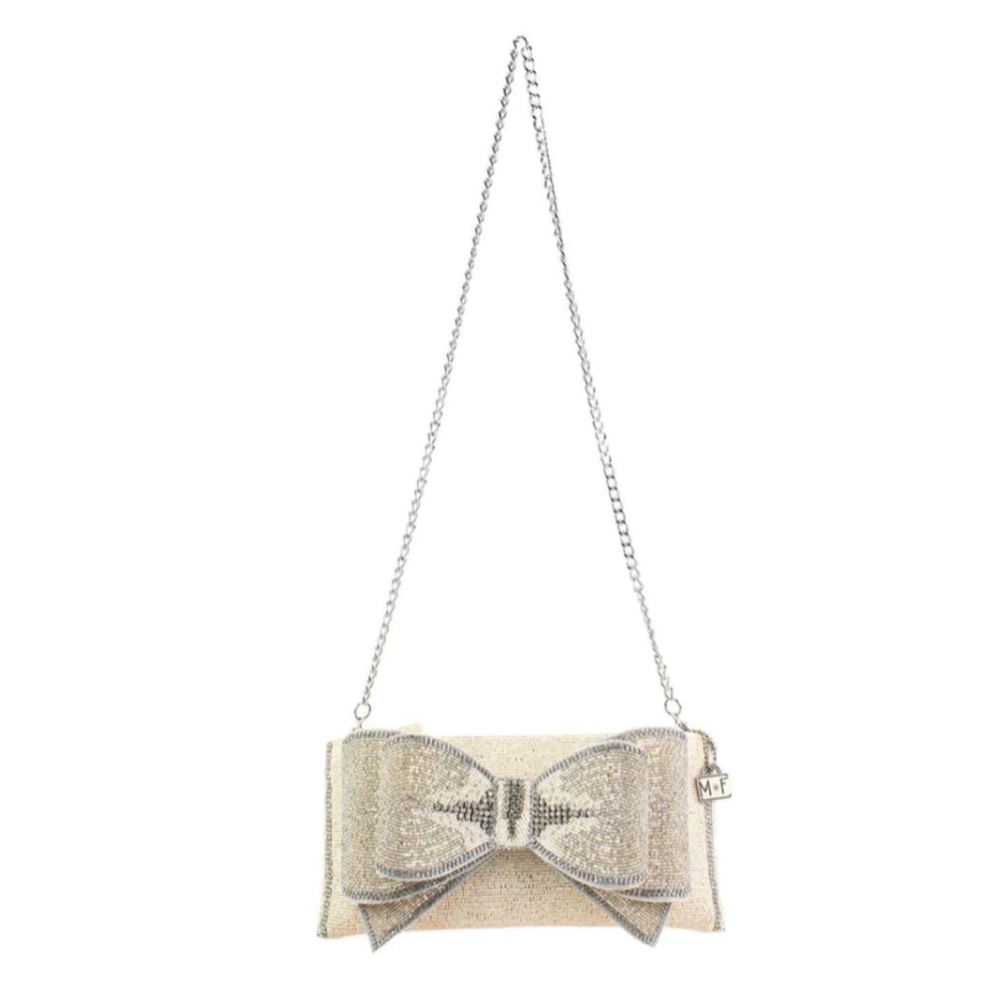 Mary Frances Beaded Fancy Bow Clutch Handbag Mary Frances Bow Clutch Purse