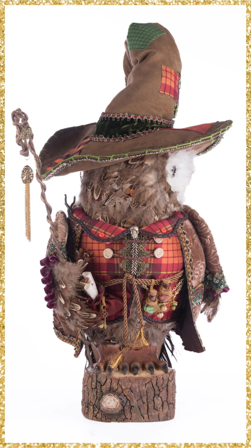 Katherine's Collection Octavius The Owl Warlock Tabletop Katherine's Collection Fall Owl