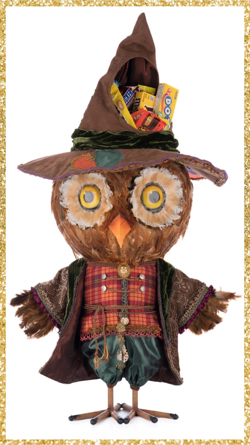 Katherine's Collection Ozzy The Owl Candy Container Katherine's Collection Owl
