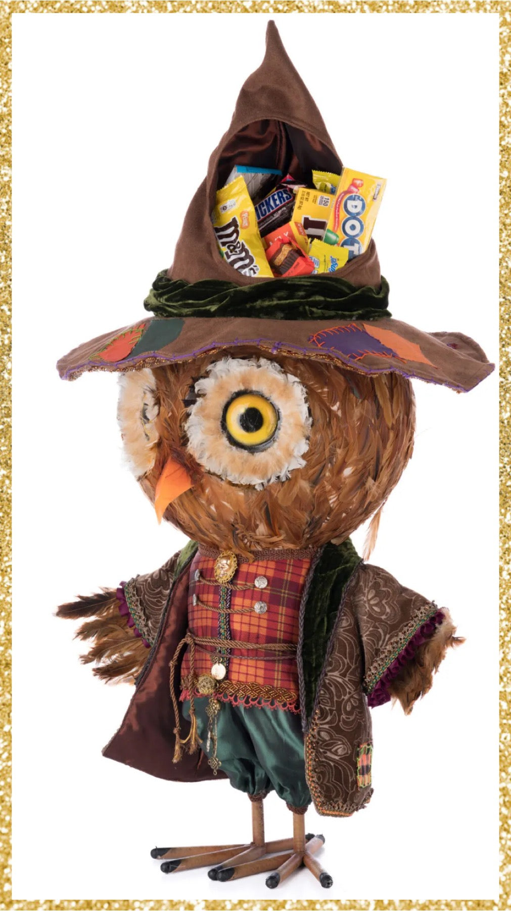 Katherine's Collection Ozzy The Owl Candy Container Katherine's Collection Owl