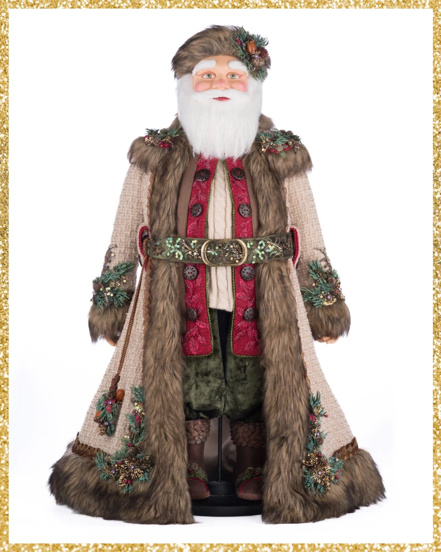 Katherine's Collection North Country Papa Nicholas North 32 inch Santa Doll Katherine's Collection Santa