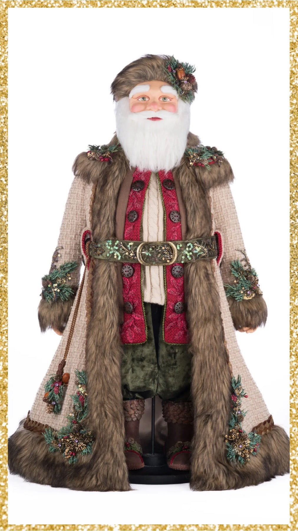 Katherine's Collection North Country Papa Nicholas North 32 inch Santa Doll Katherine's Collection Santa