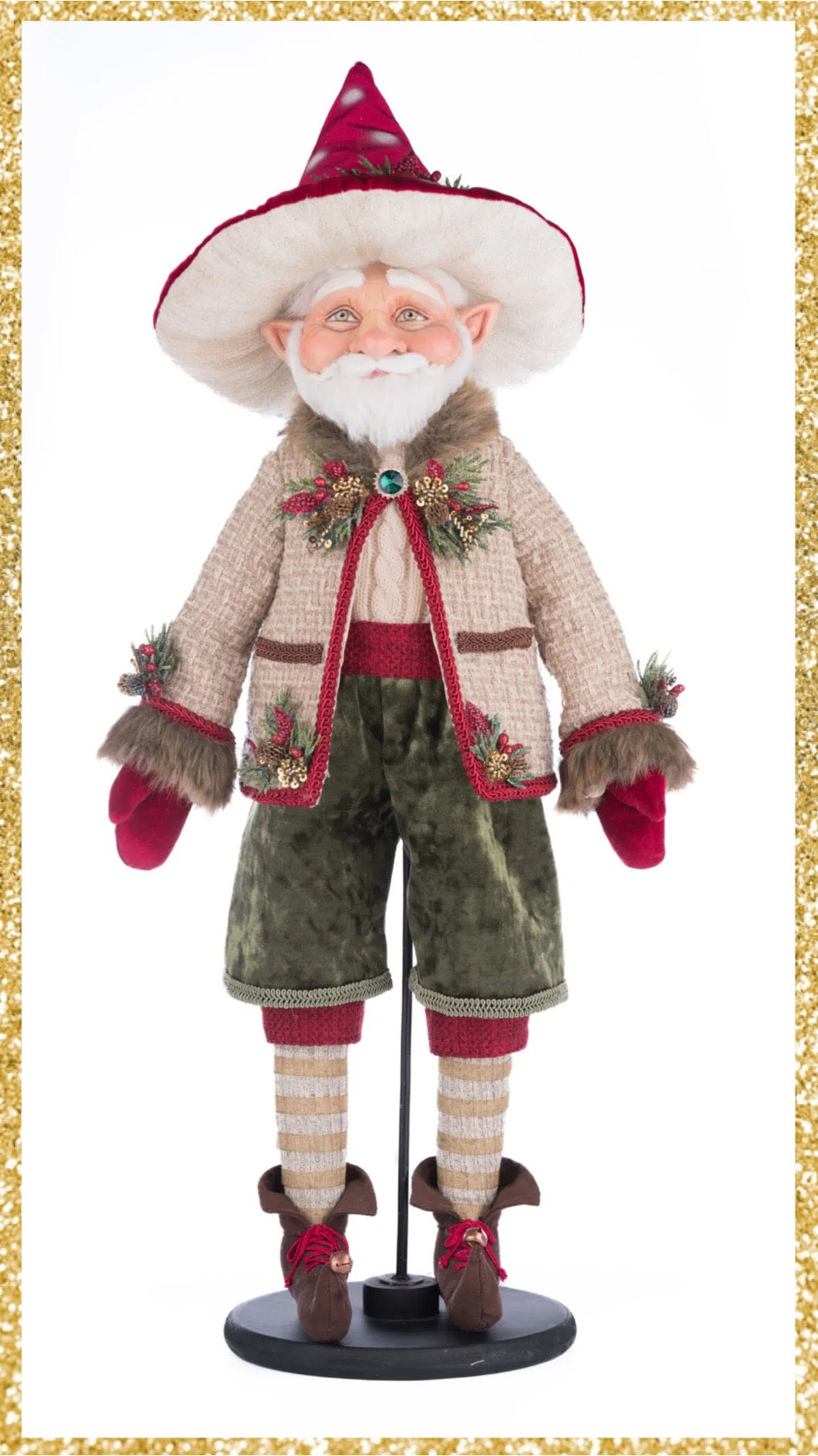 Katherine's Collection North Country William Woodear Elf Katherine's Collection Christmas Elf