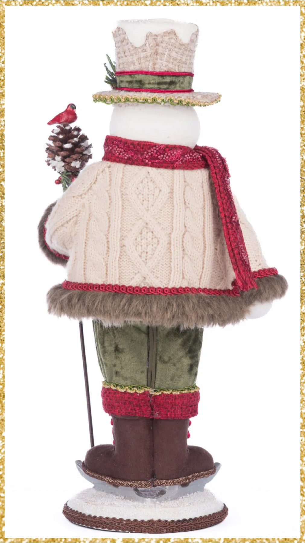 Katherine's Collection North Country Frosty Snowfield Snowman Tabletop Katherine's Collection Christmas Snowman