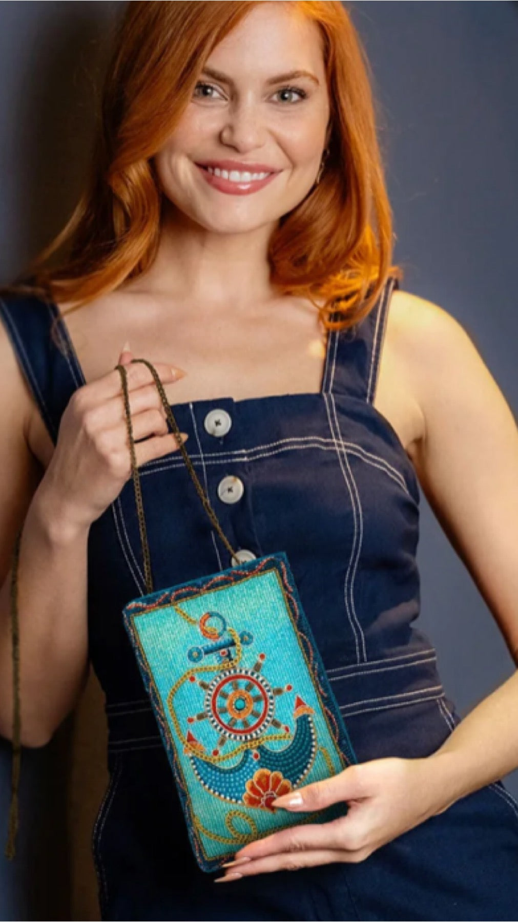 Mary Frances Anchors Away Crossbody Bag Mary Frances Beaded Bag