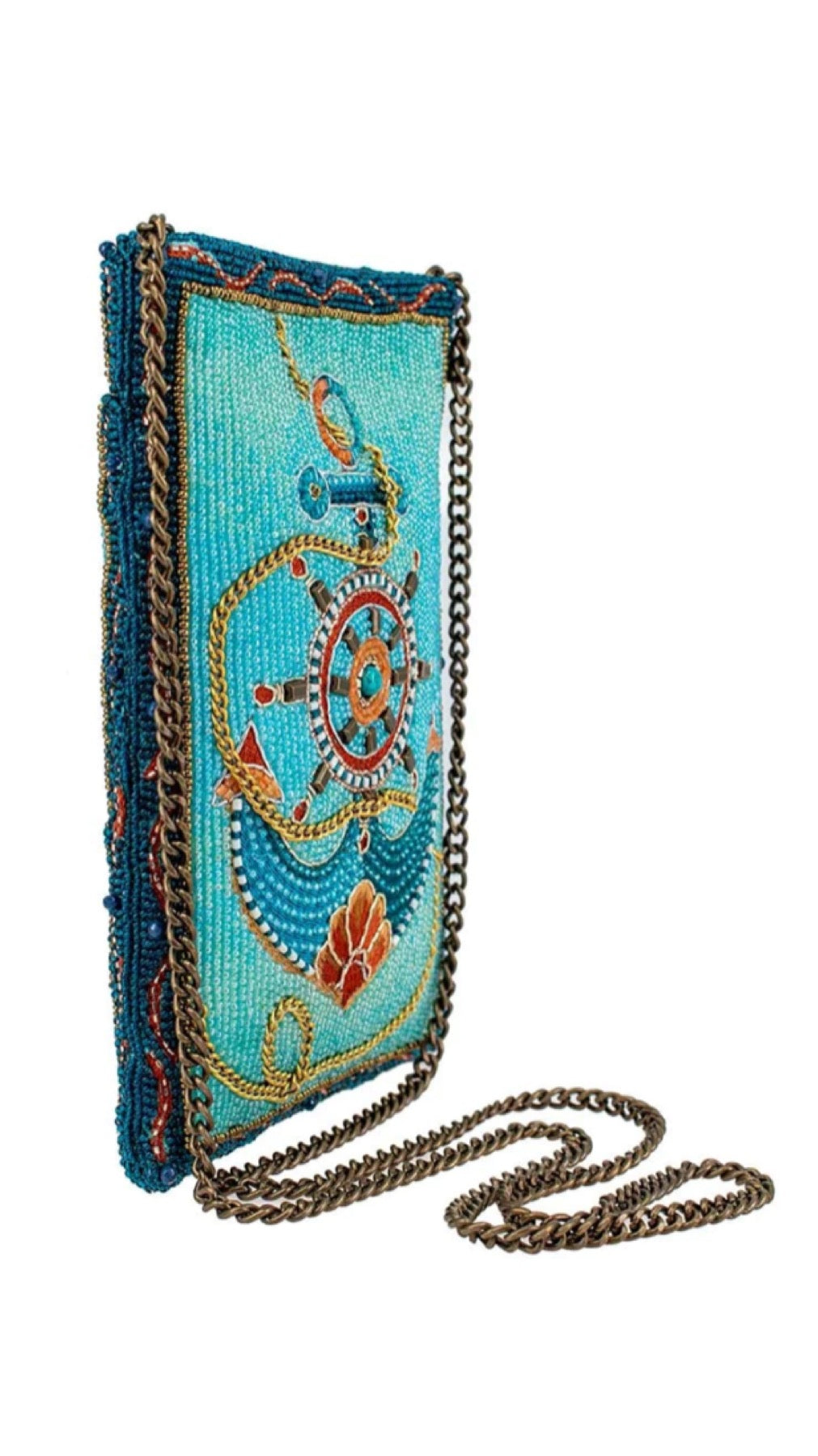 Mary Frances Anchors Away Crossbody Bag Mary Frances Beaded Bag