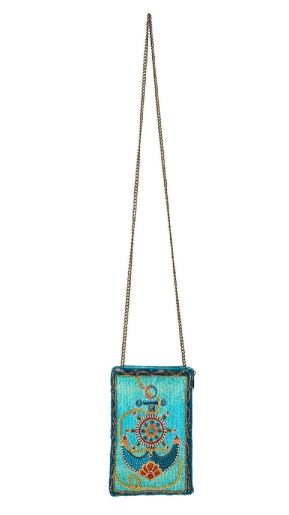 Mary Frances Anchors Away Crossbody Bag Mary Frances Beaded Bag