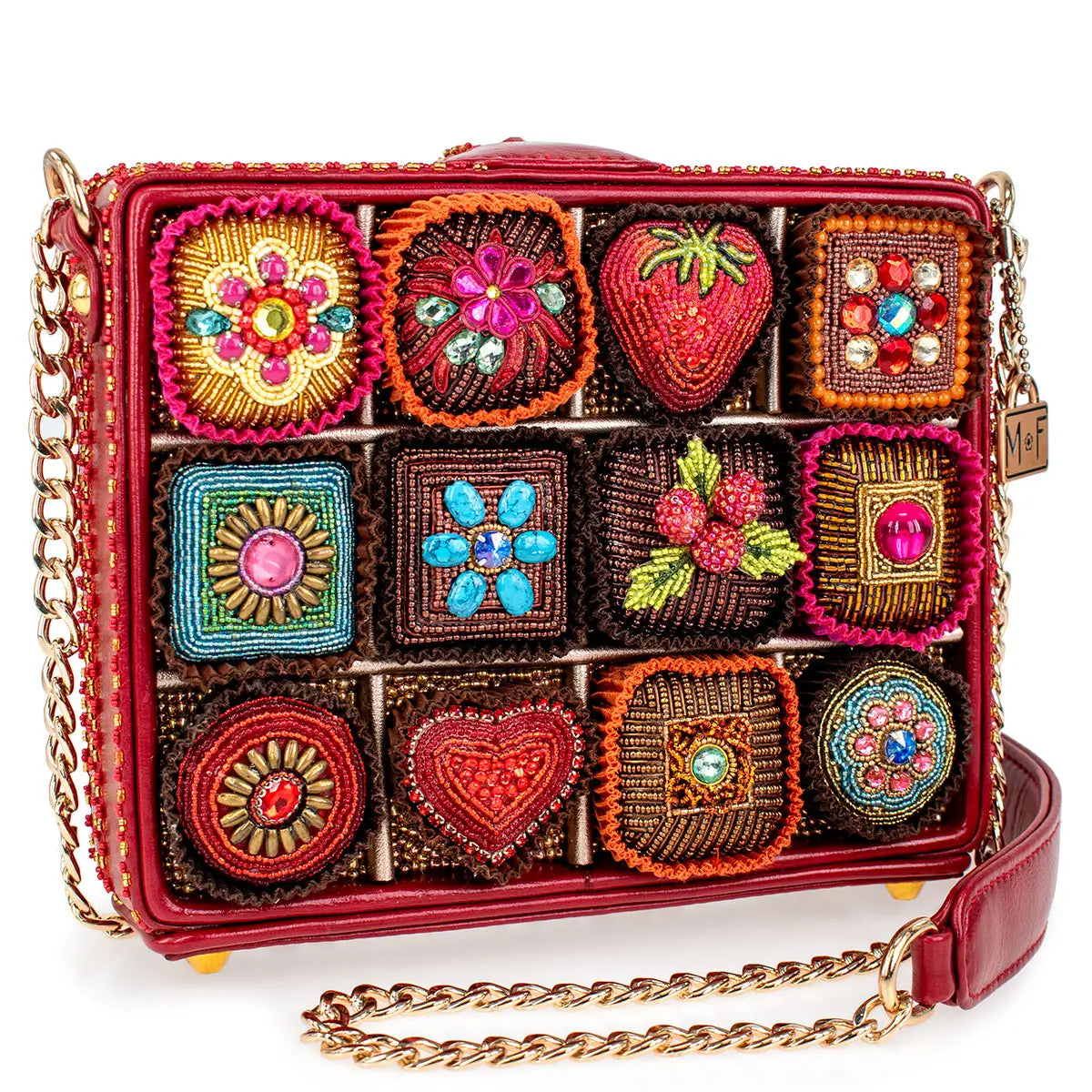Mary Frances Sweet Indulgence Box of Chocolates Fashion Bag Mary Frances Sweet Indulgence Box of Chocolates Fashion Bag