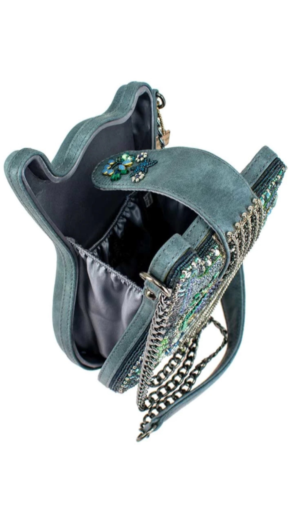 Mary Frances Scarlet Guitar Handbag Mary Frances Beaded Bag