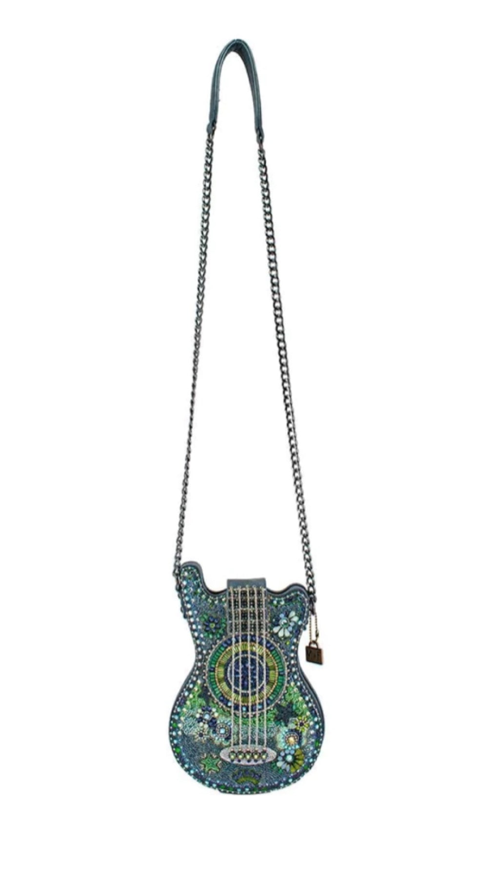 Mary Frances Scarlet Guitar Handbag Mary Frances Beaded Bag