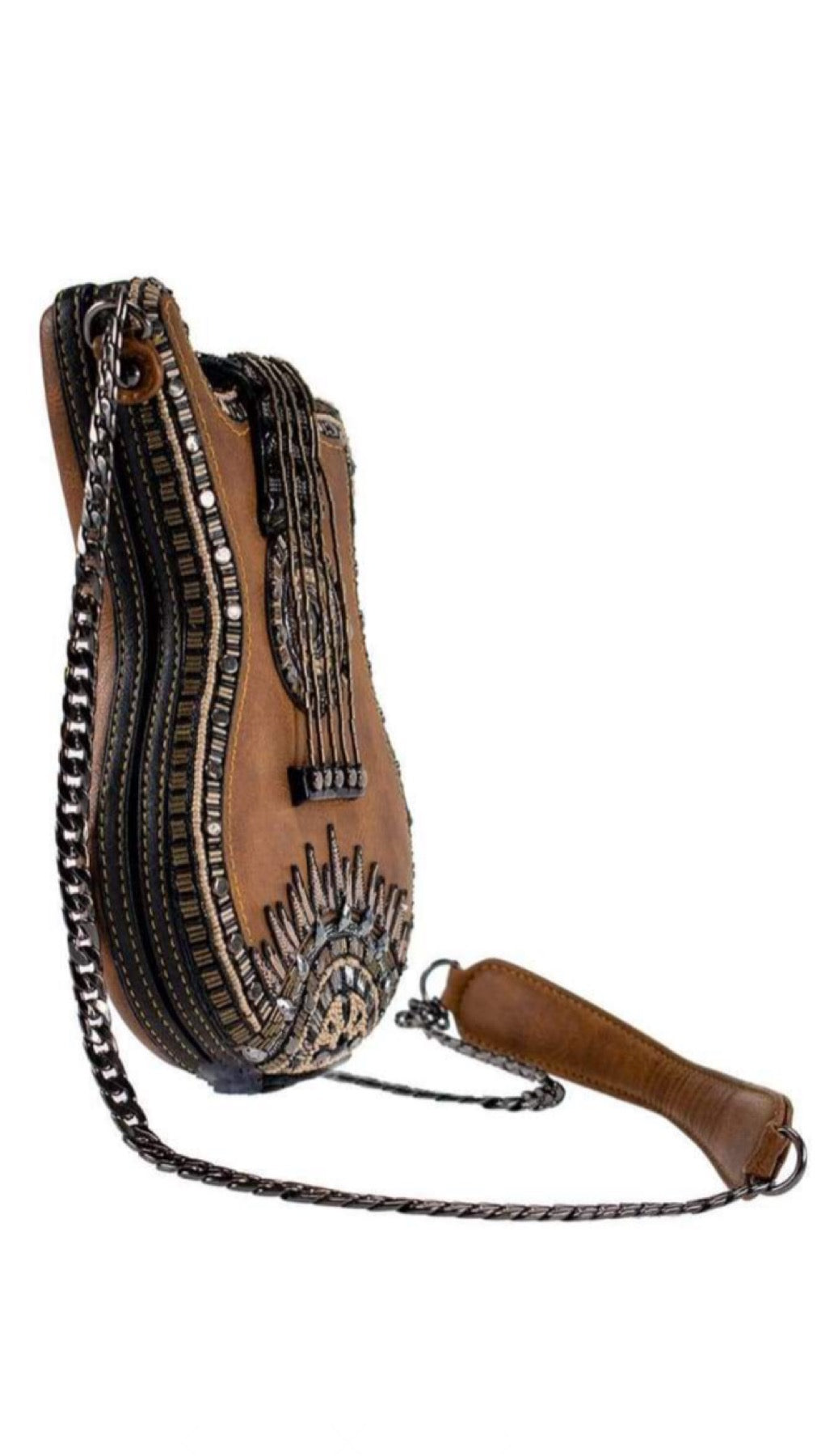 Mary Frances Open Mic Guitar Handbag Mary Frances Beaded Bag