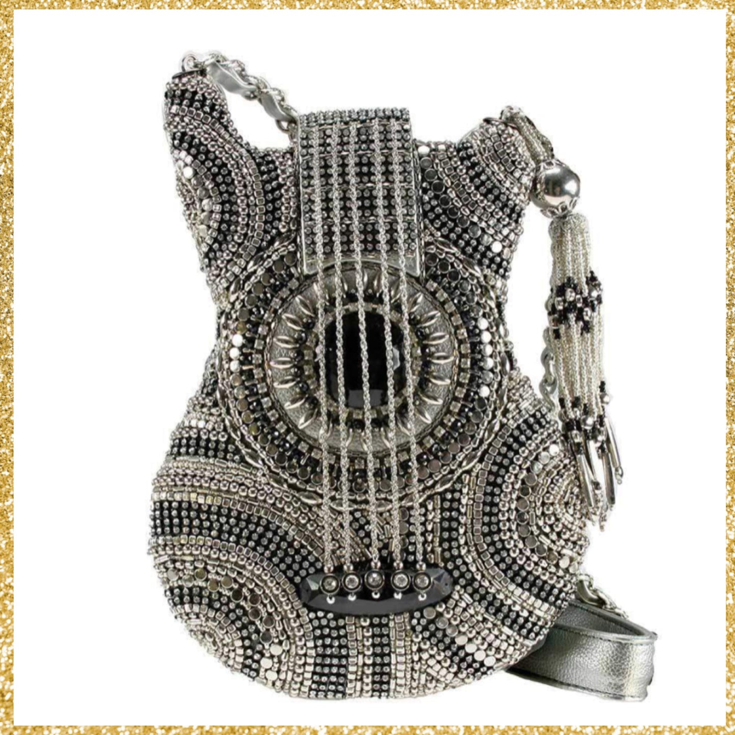 Mary Frances On Tour Guitar Handbag Mary Frances Beaded Bag