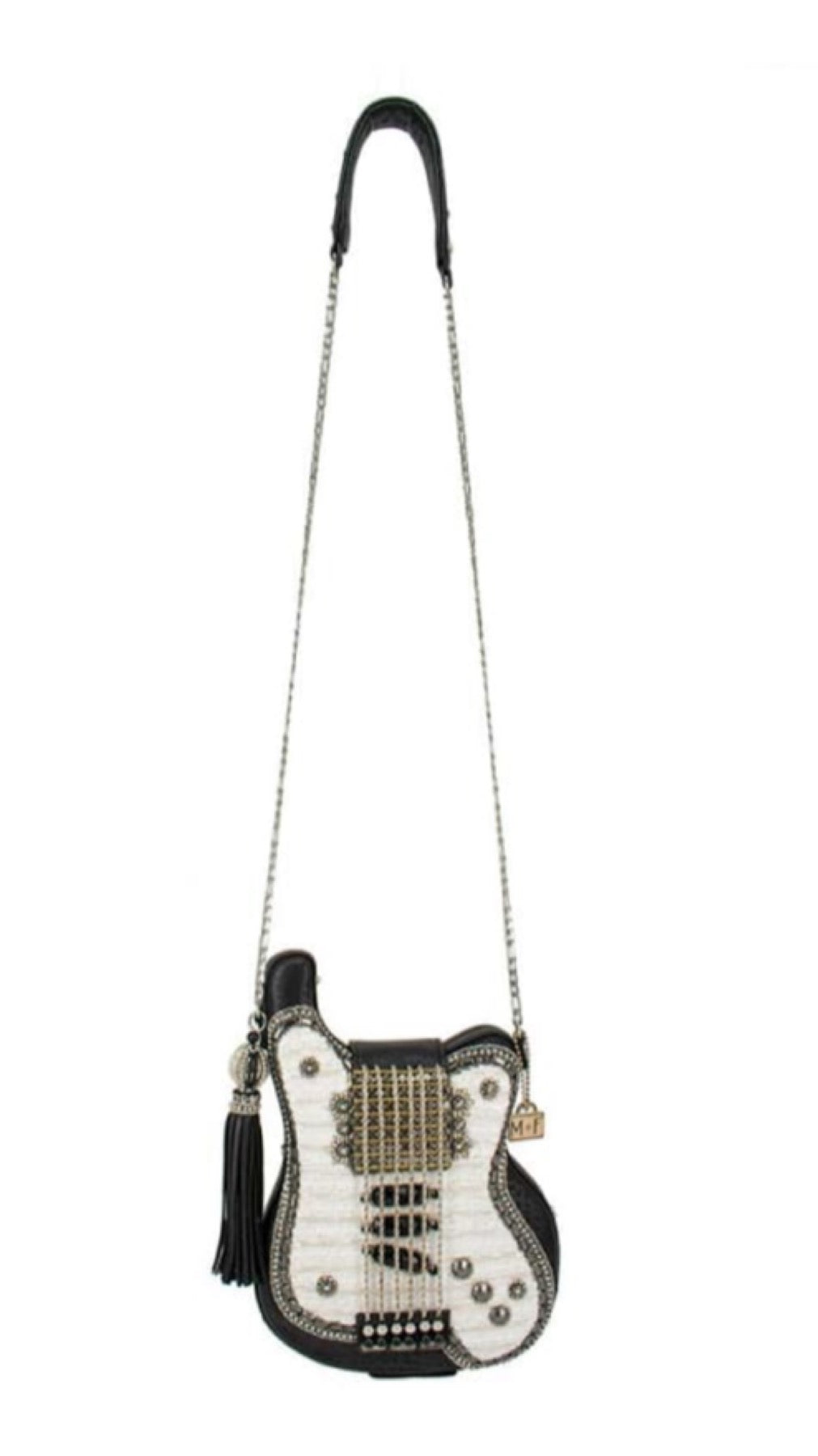Mary Frances Greatest Hits Guitar Handbag Mary Frances Beaded Bag