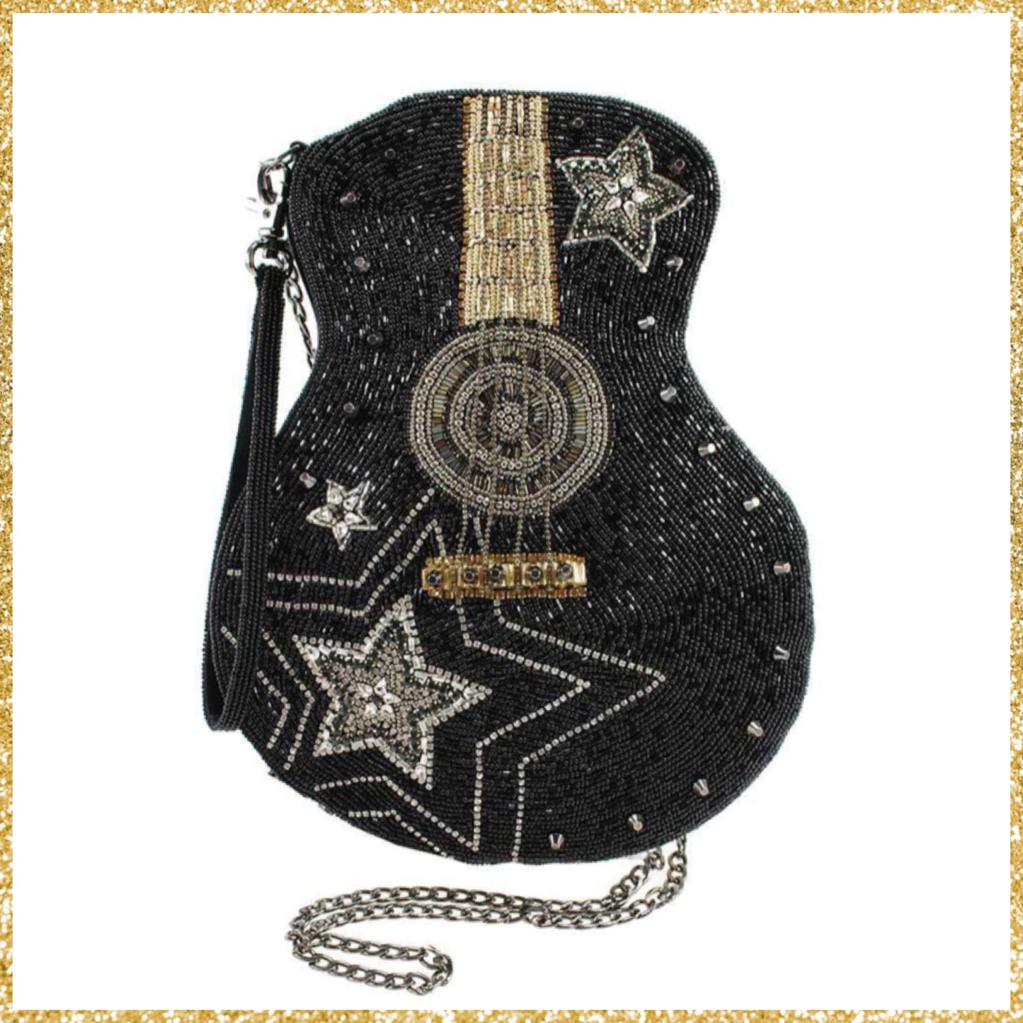Mary Frances Superstar Guitar Handbag Mary Frances Beaded Bag
