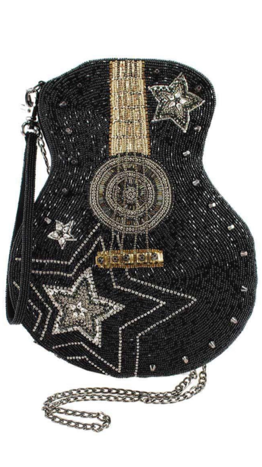 Mary Frances Superstar Guitar Handbag Mary Frances Beaded Bag